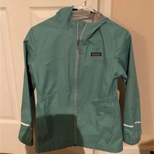 Girls size 14 Patagonia rain jacket